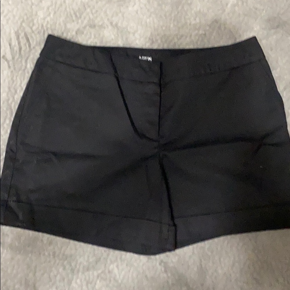 Black dress shorts